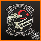 VMAQ-3 "MOON DOGS" DEPLOYMENT PATCH Glow in the Dark PVC EA-6B Prowler