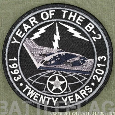 YEAR OF THE B-2 20TH ANNV PATCH UNOFFICIAL