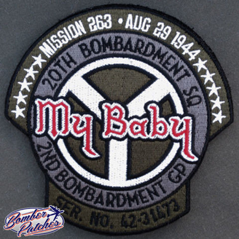 B-17 Commemorative Nose Art Patch, MY BABY
