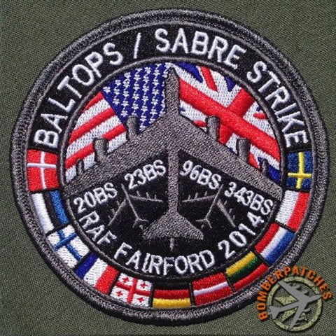 BALTOPS / SABRE STRIKE JOINT PATCH RAF FAIRFORD