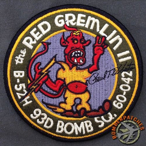 The Red Gremlin II, 93d Bomb Squadron Nose Art Series Patch