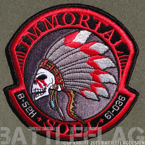 B-52 Stratofortress IMMORTAL SOUL Noseart Collector's Patch