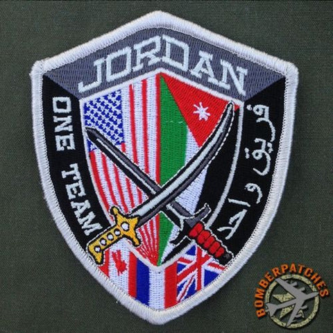 1ST ARMORED DIVISION CENTCOM FORWARD PATCH, US CENTRAL COMMAND HQ AMMAN, JORDAN