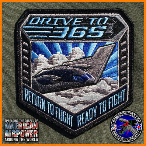 B-2 Spirit Stealth Bomber "DRIVE TO 365" Northrup Grumman Initiative Patch