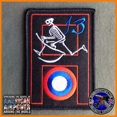 13th Bomb Squadron Oscar Heritage Felt Patch