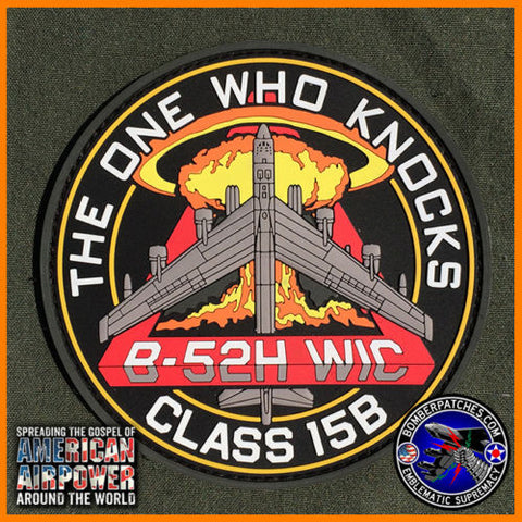 PVC B-52 Weapons School WIC Class 15B Patch 20th 23rd 69th 96th Bomb Squadrons PVC