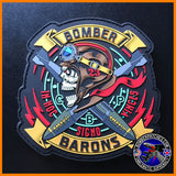 23d EBS FRIDAY BOMBER BARONS PVC MORALE Patch, Glow in the Dark
