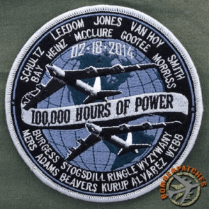 307th Bomb Wing, 93d/ 343d BS B-52H World Record Setting Commemorative Patch
