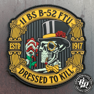 11th Bomb Squadron B-52 FTU "Dressed to Kill" Friday Patch, Glow PVC