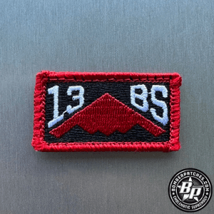 13th Bomb Squadron Morale Tab Red, B-2
