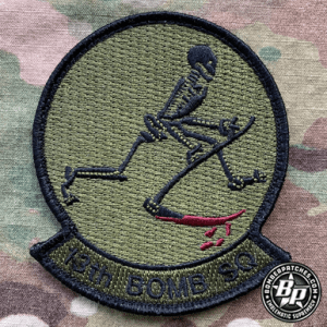 13th Bomb Squadron Olive Drab Subdued Squadron Patch