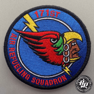 171st Air Refueling Squadron Full Color, Embroidered, KC-135T