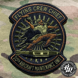 20th Aircraft Maintenance Unit Flying Crew Chief OCP Embroidered