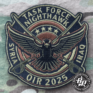 2-17 Air Cavalry Squadron, Task Force Nighthawk, OIR 2025 Embroidered