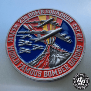 23d Bomb Squadron Barons Coin, B-52