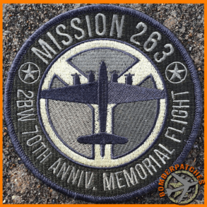 Mission 263 70th Anniversary Memorial Patch