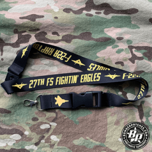 27th Fighter Squadron Lanyard, F-22 A Raptor