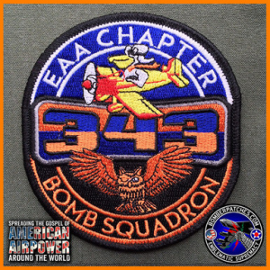 343d Bomb Squadron / Experimental Aircraft Association EAA JOINT PATCH