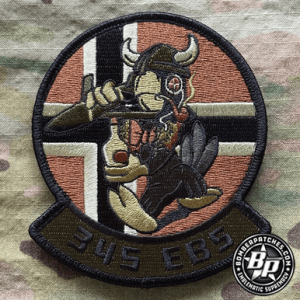 345th Bomb Squadron 2025 Norway Deployment Patch OCP, B-1