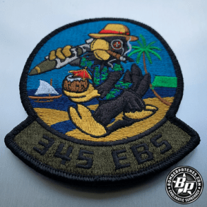 345th Bomb Squadron EBS 2023 Guam Deployment, Full Color