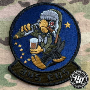 345th Bomb Squadron EBS 2018 Deployment Patch RAF Fairford Subdued