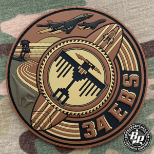 34th Expeditionary Bomb Squadron 2023 Deployment Patch, B-1 OCP