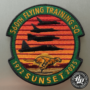 560th Flying Training Squadron Sunset, F-100A, F-105D/G, F-4E, T-38