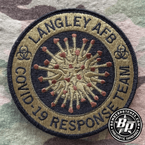 633d Medical Group Covid 19 Response Team, Langley AFB OCP Patch