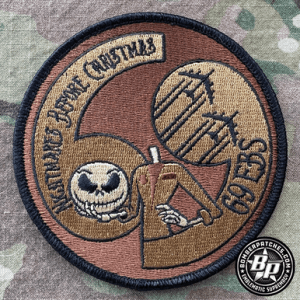 69th Bomb Squadron, Nightmare Before Christmas, Deployment Patch 2024, B-52