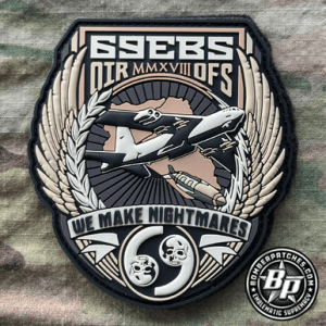69th Expeditionary Bomb Squadron Morale OIR 2017-18 B-52H Desert Auab