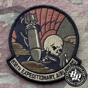 816th Expeditionary Airlift Squadron Embroidered Patch, OCP