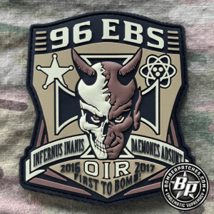 96th Expeditionary Bomb Sq Deployment 2016 Patch Operation Inherent Resolve B-52