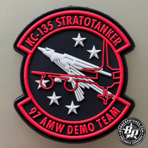 97th Air Mobility Wing, Demo Team PVC Patch, KC-135