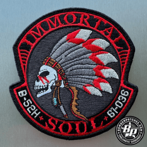 B-52 Stratofortress IMMORTAL SOUL Noseart Collector's Patch Color