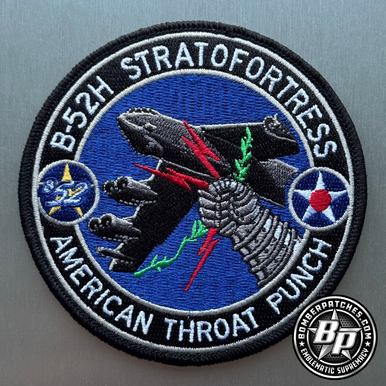 B-52 Stratofortress SAC Morale Patch, American Throat Punch