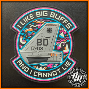 11TH 93D BOMB SQ B-52 FTU CLASS 17-03 PATCH, I LIKE BIG BUFFS BARKSDALE AFB