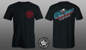 CHRISTINE B-52H 60-041, Nose Art Series, Heathered Dark Gray T-Shirt