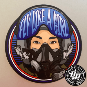 Fly Like A Girl Asian - STICKER