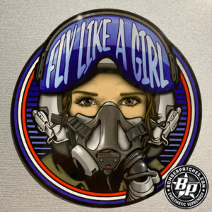Fly Like A Girl - STICKER