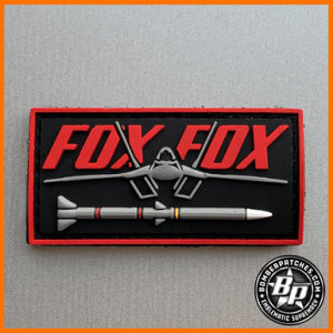27th Fighter Squadron Fox Tab, Full color, PC
