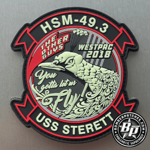HSM 49 Detachment 3 Westpac 2018, USS Sterett, MH-60R Seahawk USN Glow