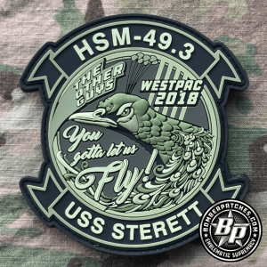 HSM 49 Detachment 3 Westpac 2018 USS Sterett MH-60R Seahawk USN OCP