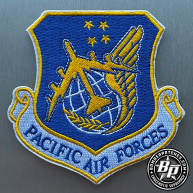 Pacific Air Forces PACAF Command Patch, B-52 Version 23d Bomb Sq, Andersen AFB