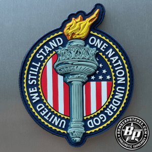 United We Still Stand Liberty Torch Morale Patch, Full Color