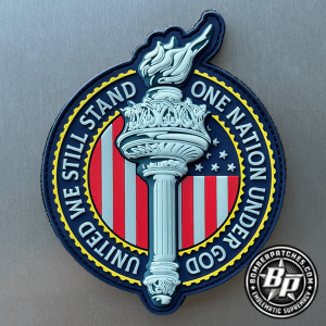 United We Still Stand Liberty Torch Morale Patch, Glow