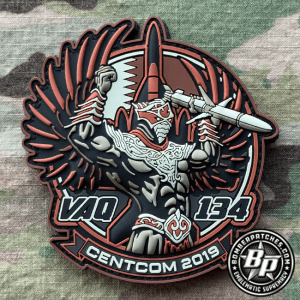 VAQ-134 CENTCOM 2019 Deployment Patch, PVC, "Subdued"