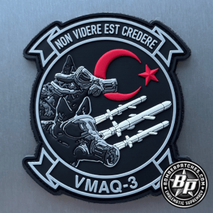 VMAQ-3 "Moon Dogs" Deployment Patch, EA-6B Prowler, Color