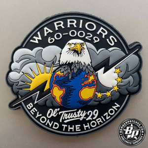 23d Bomb Squadron Nose Art Series Patch, 60-0029, Warriors Beyond The Horizon