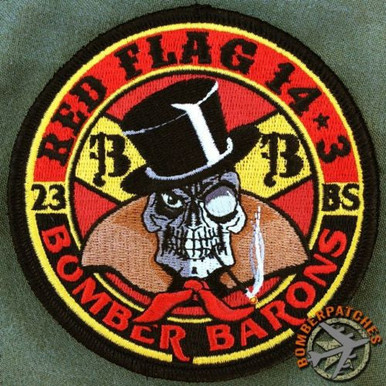 23d Bomb Squadron Operation Red Flag 14-3 Patch
