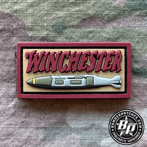 Original Winchester PVC Morale Tab Patch, GBU-31 V1